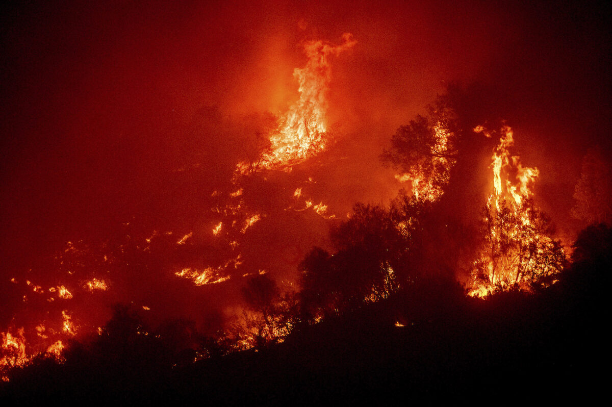 cháy rừng tại California 