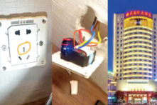 Người phụ nữ Trung Quốc tìm thấy nhiều camera ẩn trong khách sạn 5 sao