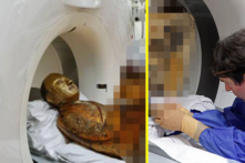 Hình ảnh chụp cắt lớp đáng kinh ngạc bức tượng Phật 1200 năm tuổi