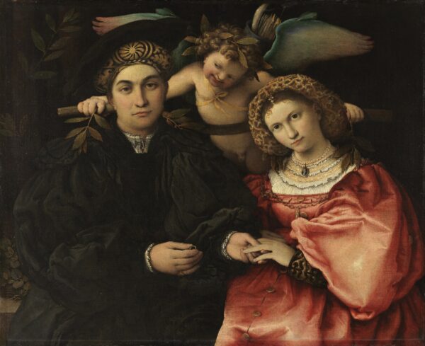 Marsilio Cassotti và vợ của anh Faustina
