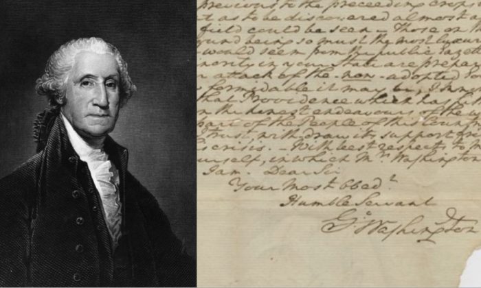 Hé lộ bức thư về Chúa và Hiến Pháp của ngài George Washington