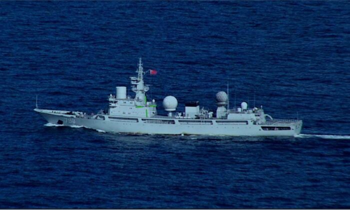 Tàu do thám của Trung Quốc xuất hiện ngoài khơi bờ biển Úc trong 3 tuần