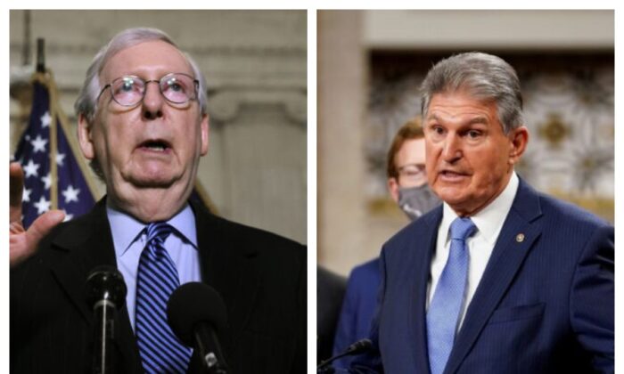 Ông McConnell khuyến khích Thượng nghị sĩ Manchin gia nhập Đảng Cộng Hòa