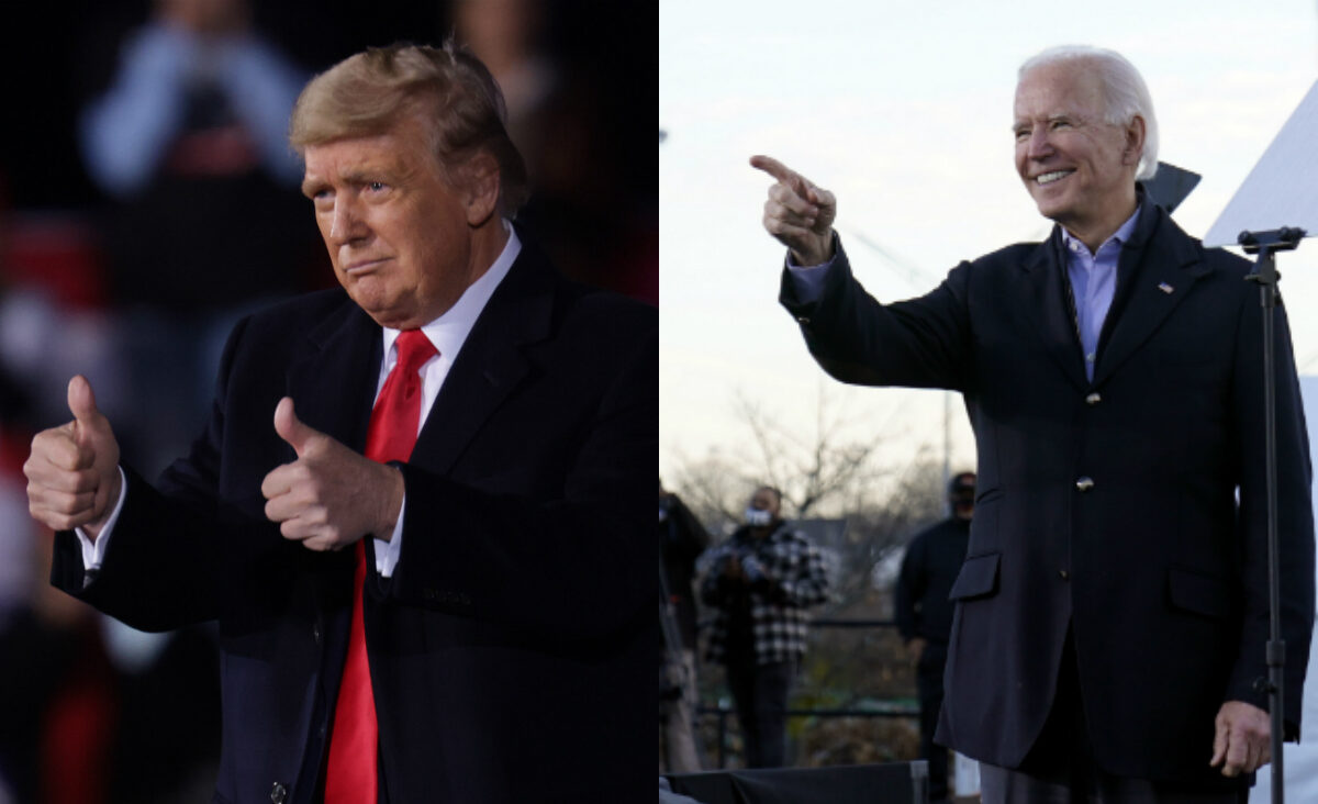 Biden Trump trao nhau những lời khen ngợi hiếm hoi