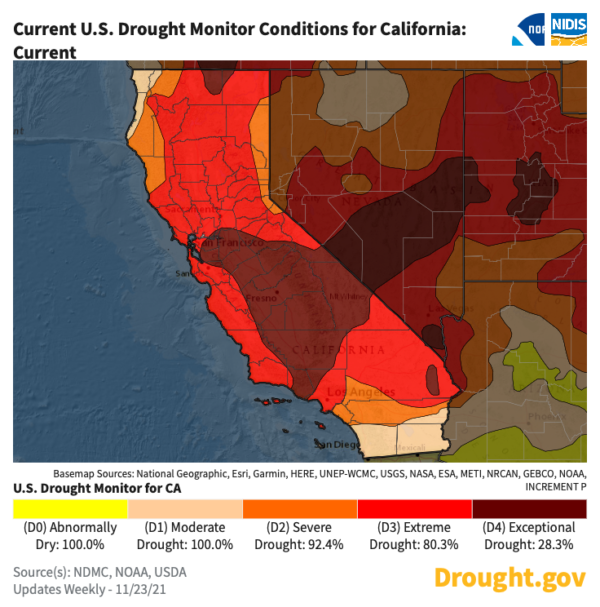 San Francisco sắp tính phụ phí nước để ứng phó với hạn hán trên toàn tiểu bang