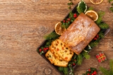 bánh mì nướng trái cây