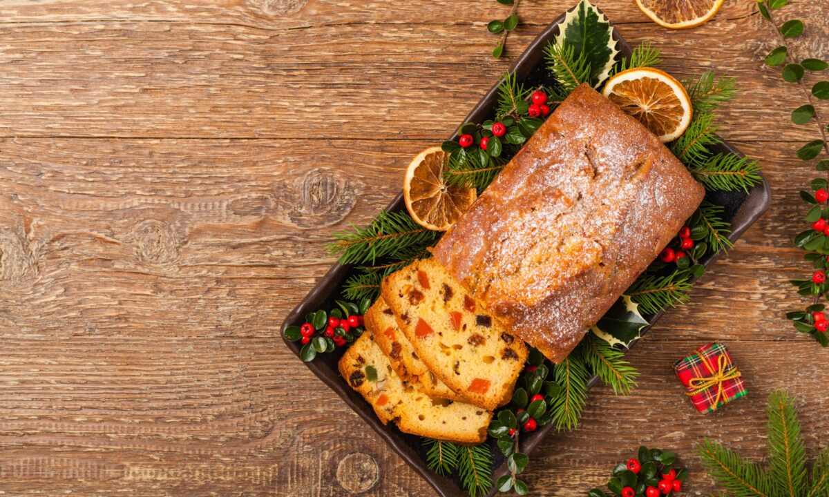 bánh mì nướng trái cây