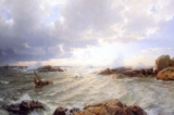 bức tranh phong cảnh của họa sĩ Hans Gude