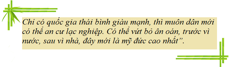 Lấy đức báo oán có thể giúp cho thiên hạ thái bình