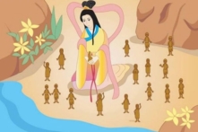 Mùng 7 tháng Giêng âm lịch và Truyền thuyết Nữ Oa tạo ra con người 