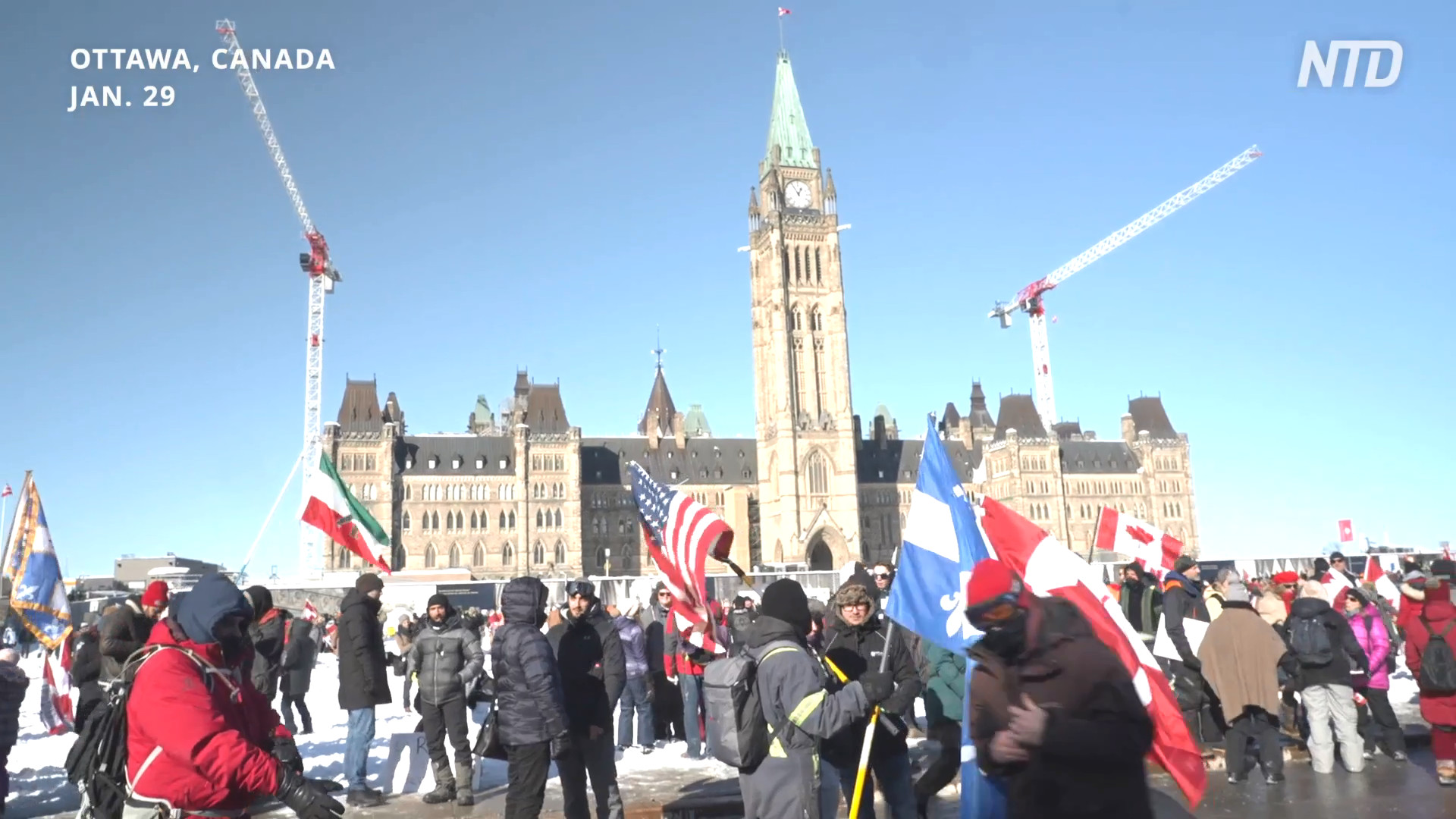 Các nhà tổ chức Freedom Convoy cho biết đoàn xe tải sẽ ở lại Ottawa cho đến khi các lệnh bắt buộc được dỡ bỏ