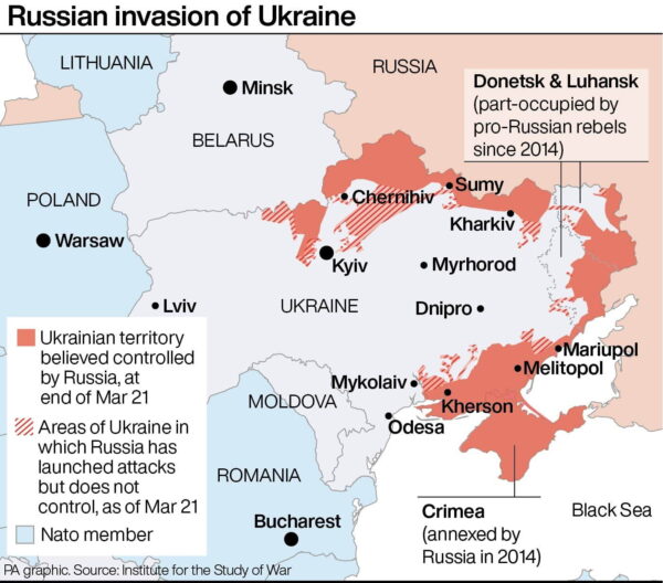 Hoa Kỳ chính thức cáo buộc Nga phạm tội ác chiến tranh ở Ukraine