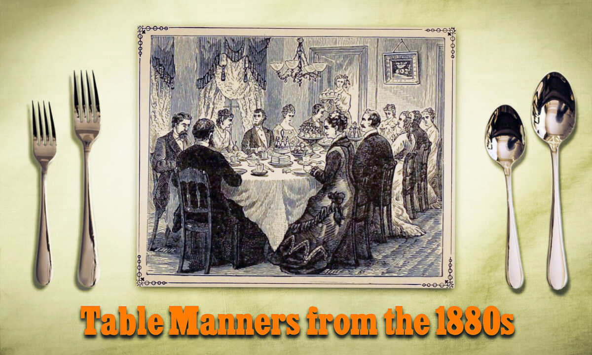 Những quy tắc ứng xử trên bàn ăn tiệc tối được áp dụng từ thế kỷ thứ 19