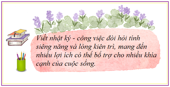 5 lý do khích lệ con trẻ ghi chép nhật ký