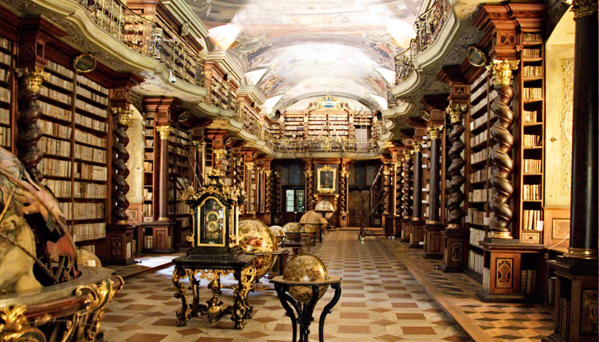 Thư viện Klementinum ở Prague – Nơi giấc mơ kiến ​​trúc trở thành hiện thực