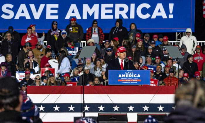 Ông Trump tổ chức cuộc tập hợp lớn ở Georgia, bày tỏ sự ủng hộ dành cho các ứng cử viên GOP