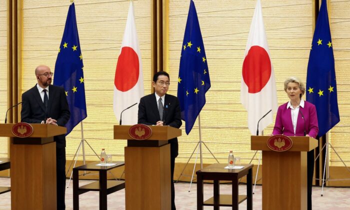 Nhật Bản và EU công bố tân đối tác kỹ thuật số trong bối cảnh Trung Quốc ngày càng gây hấn