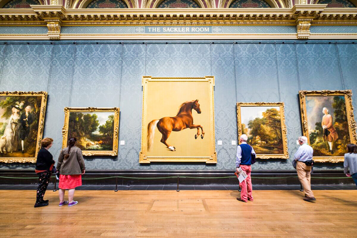 Kỵ mã Whistlejacket sống động trong tác phẩm của họa sĩ George Stubbs