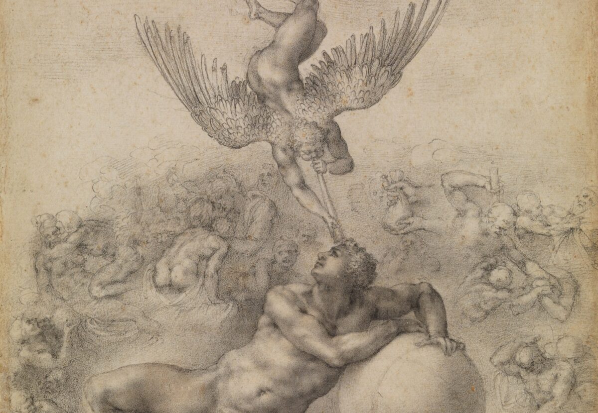 Bản phác thảo “Giấc mơ về kiếp người” của danh họa Michelangelo