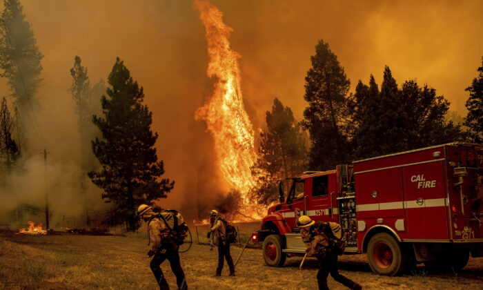 Cháy rừng California bùng cháy ngoài tầm kiểm soát gần Yosemite