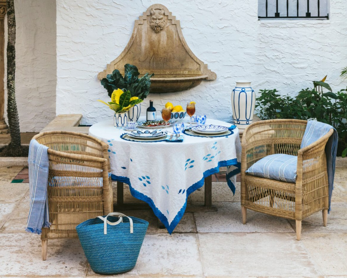 Những vật dụng gia đình mang phong cách ngày hè Địa Trung Hải