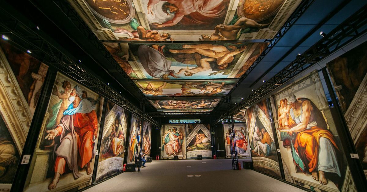 Triển lãm nhà nguyện Sistine của Michelangelo vòng quanh Mỹ quốc