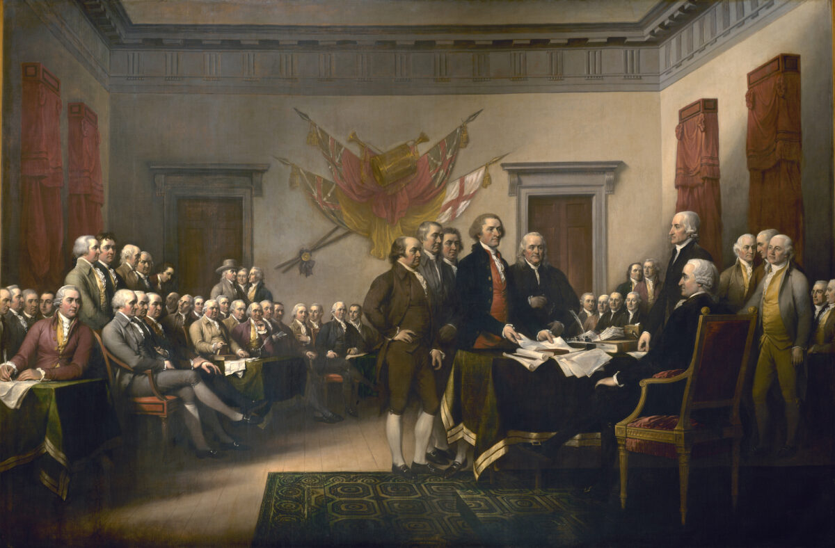 Bức tranh về nền độc lập của Hoa Kỳ