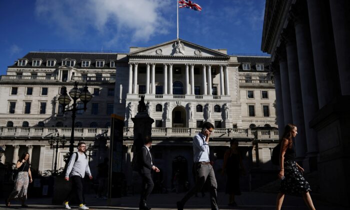 Ngân hàng Trung ương Anh đưa lãi suất chuẩn lên mức cao nhất kể từ năm 2008