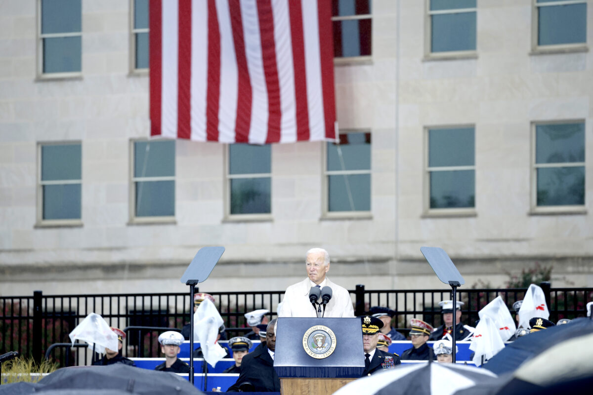 Tổng thống Biden đọc diễn văn trong lễ tưởng niệm 21 năm sau các vụ tấn công ngày 11/09