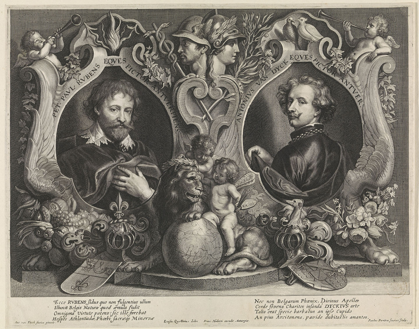 Vua Charles I và bức tượng bán thân của ngài