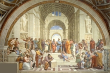 Thảo luận giữa Aristotle và Plato