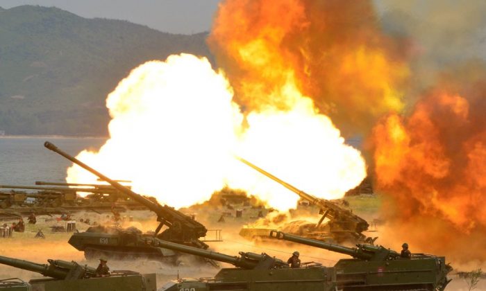 Bắc Hàn bắn đạn pháo gần biên giới với Nam Hàn