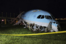 Phi cơ của hãng hàng không Korean Air trượt khỏi đường băng tại phi trường Philippine, 173 người vẫn an toàn