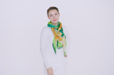 Cách quàng Khăn lụa: Nét thanh nhã triều Đường