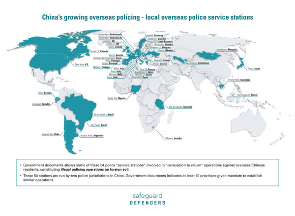 Canada có thể có hơn ba đồn cảnh sát không chính thức của Trung Quốc