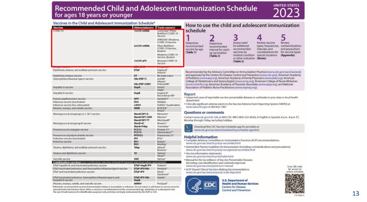 Cố vấn CDC khuyến nghị bổ sung vaccine COVID-19 vào lịch chích ngừa cho trẻ nhỏ