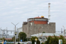 Nhà máy điện hạt nhân Zaporizhzhia bên ngoài Enerhodar ở vùng Zaporizhzhia, Ukraine do Nga kiểm soát, hôm 14/10/2022. (Ảnh: Alexander Ermochenko/Reuters)