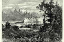 Pháo đài Duquesne, sau phát triển thành Pittsburgh ngày nay, được thành lập vào năm 1754 ở hợp lưu của sông Allegheny và sông Monongahela. (Ảnh: duncan1890 / DigitalVision Vectors / Getty Images)