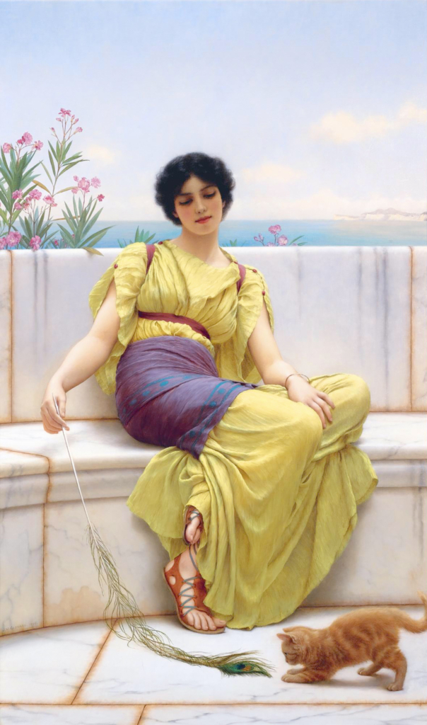 Nhu mì ưu nhã: Mộng cảnh được thể hiện chân thực bằng tài năng của Họa sĩ John William Godward