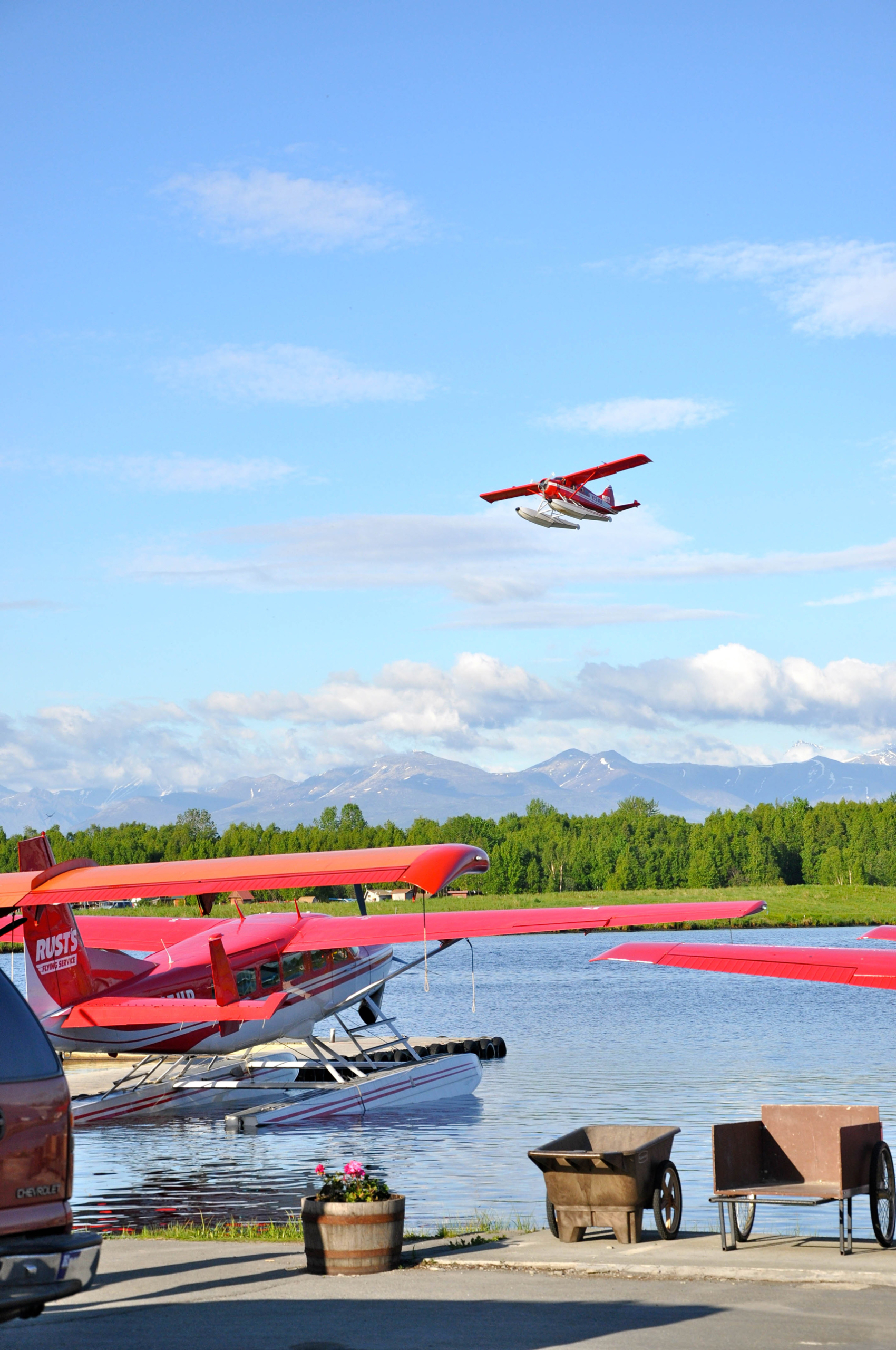 Bay trên thành phố Anchorage, khám phá Alaska bằng seaplane