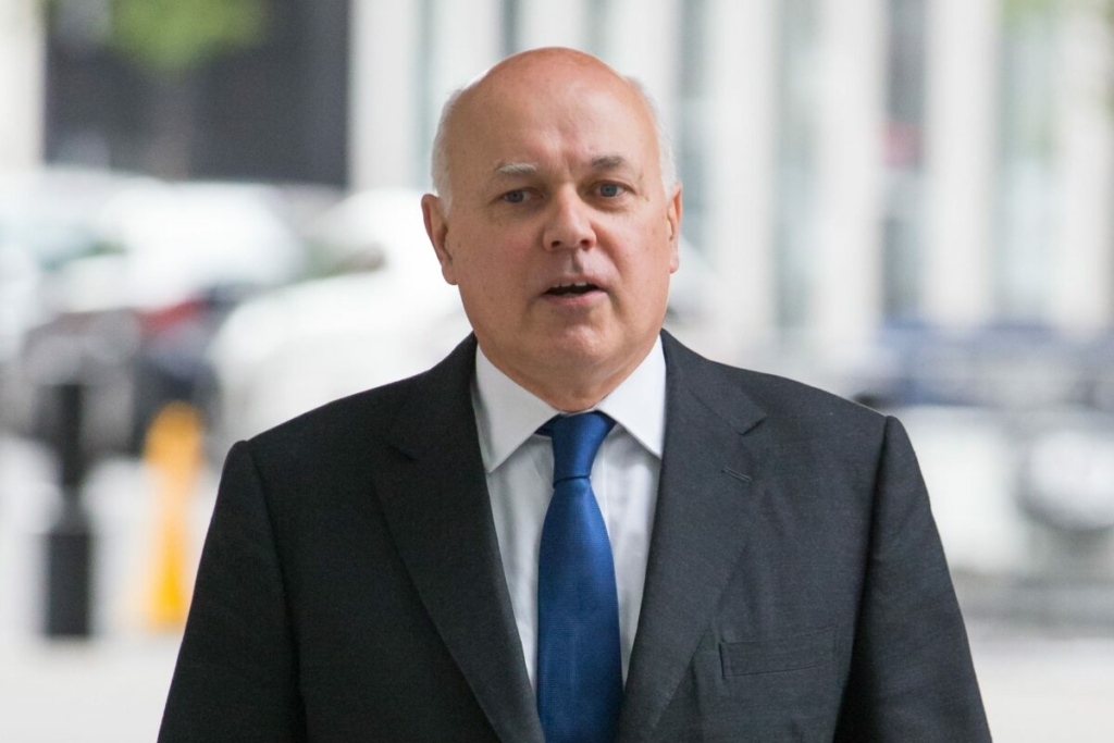 Ảnh tư liệu không ghi ngày tháng của cựu lãnh đạo Đảng Bảo Thủ, MP Sir Iain Duncan Smith. (Ảnh: Daniel Leal-Olivas/PA Media)