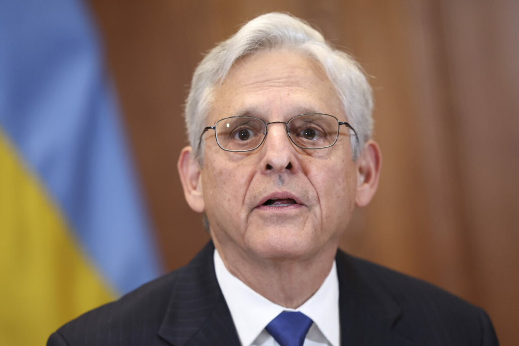 Tổng Chưởng lý Hoa Kỳ Merrick Garland nói chuyện tại Hoa Thịnh Đốn hôm 20/09/2022. (Ảnh: Kevin Dietsch/Getty Images)