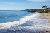 Một vòm đá sa thạch ở cuối bãi biển Its Beach thân thiện với chó ở Santa Cruz, California. (Ảnh: Đăng dưới sự cho phép của Karen Gough)