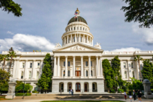 Tòa nhà Quốc hội Tiểu bang California ở Sacramento hôm 18/04/2022. (Ảnh: John Fredricks/The Epoch Times)