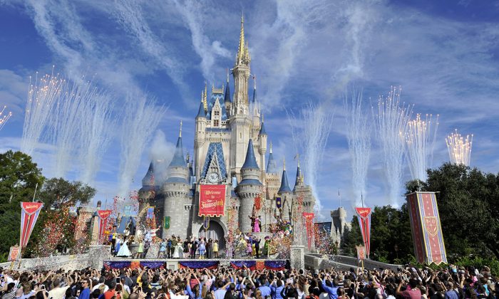 Walt Disney World Resort ở Lake Buena Vista, Florida, ngày 06/12/2012. (Ảnh: Gene Duncan/Disney Parks/Getty Images)