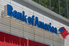 Logo của Bank of America bên ngoài một chi nhánh ở Hoa Thịnh Đốn, hôm 09/07/2019. (Ảnh: Alastair Pike/AFP qua Getty Images)