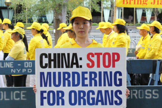 Học viên Pháp Luân Công Hàn Vũ, người có cha bị sát hại và được cho là đã bị thu hoạch nội tạng khi phải chịu án tù oan sai ở Bắc Kinh vào năm 2004. (Ảnh: Đăng dưới sự cho phép của cô Hàn Vũ)