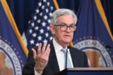 Chủ tịch Hội đồng Dự trữ Liên bang Jerome Powell nói trong cuộc họp báo sau cuộc họp của Ủy ban Thị trường mở Liên bang, tại Tòa nhà Hội đồng Dự trữ Liên bang ở Hoa Thịnh Đốn hôm 02/11/2022. (Ảnh: Mandel Ngan/AFP qua Getty Images)