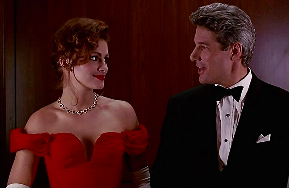 Nàng Vivian Ward (diễn viên Julia Roberts thủ vai) và ông Edward Lewis (diễn viên Richard Gere thủ vai) đi xem opera trong phim “Người Đàn Bà Đẹp.” (Ảnh: Buena Vista Pictures/Touchstone Pictures)