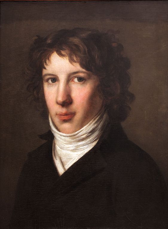 Chân dung “ông Louis Antoine de Saint-Just”, năm 1793, do ông Pierre-Paul Prud’hon vẽ. Ông Saint-Just được mệnh danh là “Tổng lãnh Thiên Thần của Triều đại Khủng bố”. (Ảnh: Tư liệu công hữu)